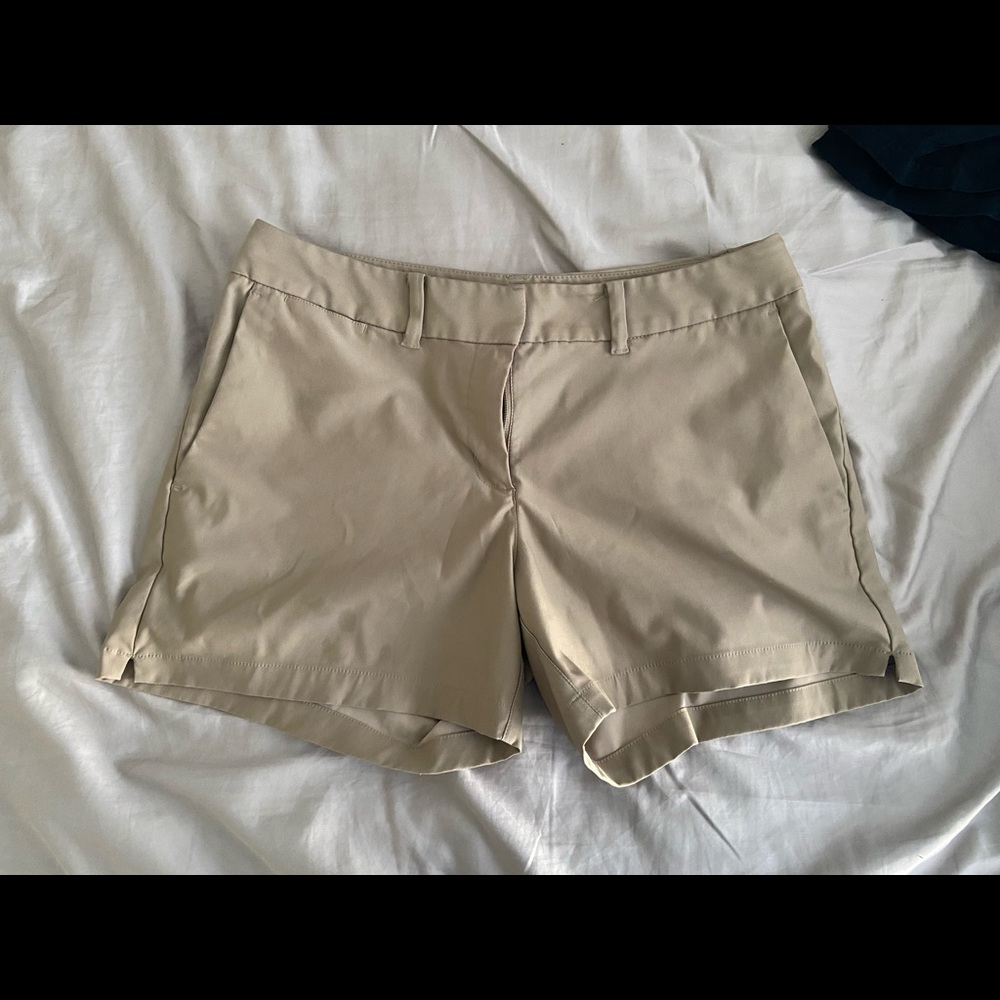 Nike Golf Dri Fit khaki shorts